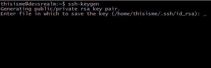 Generating SSH-Key MacOS