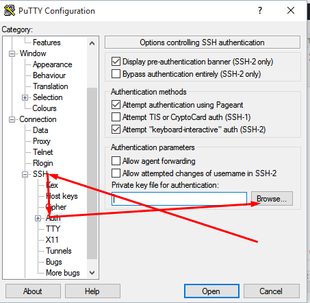 34. SSH configuration