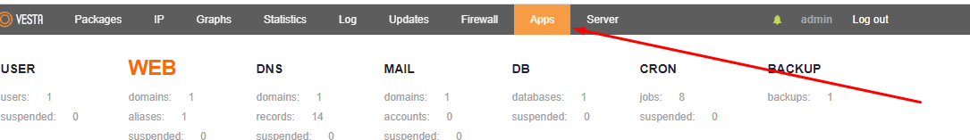 65. Accessing softacoulous in vestacp