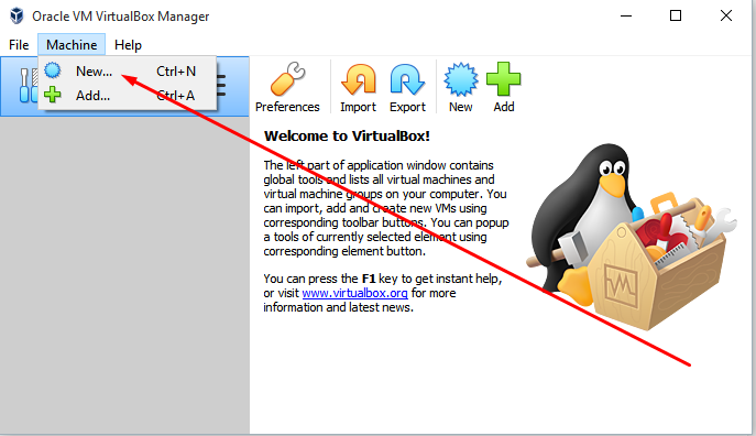 8. New VirtualMachine In Virtual Box