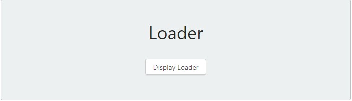 1. Loader HTML Structure