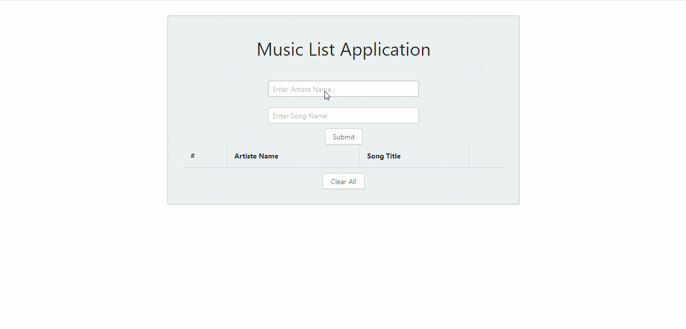 Add music to the musiclist application