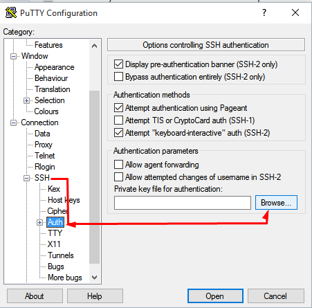 31. Add the ssh authentication