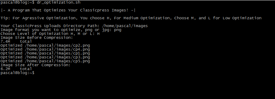 Bash Script For Optimizing ClassicPress & WordPress Images in Bulk