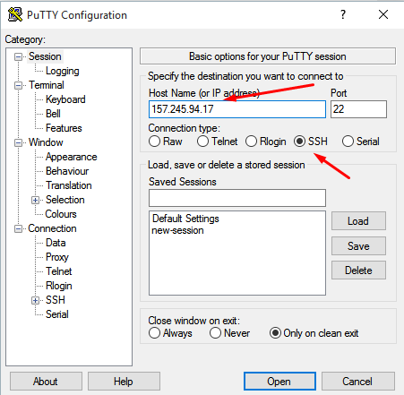 30. Paste Droplet Ip to Putty