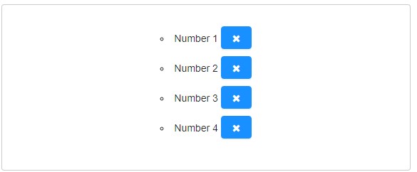 Event Delegation HTML Structure