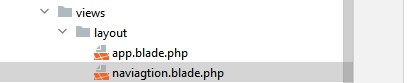 Navigation.blade layout
